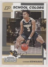 2019-20 Panini Contenders Draft Picks School Colors Carsen Edwards #29 00ai