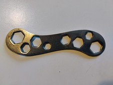 Vintage Bicycle Multitool Hex Key For Bolts Wrench Tool #12