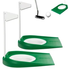 Putting Green Indoor Set 2pcs Golf Putting Cup with Flag,Golf Putting Cup for...