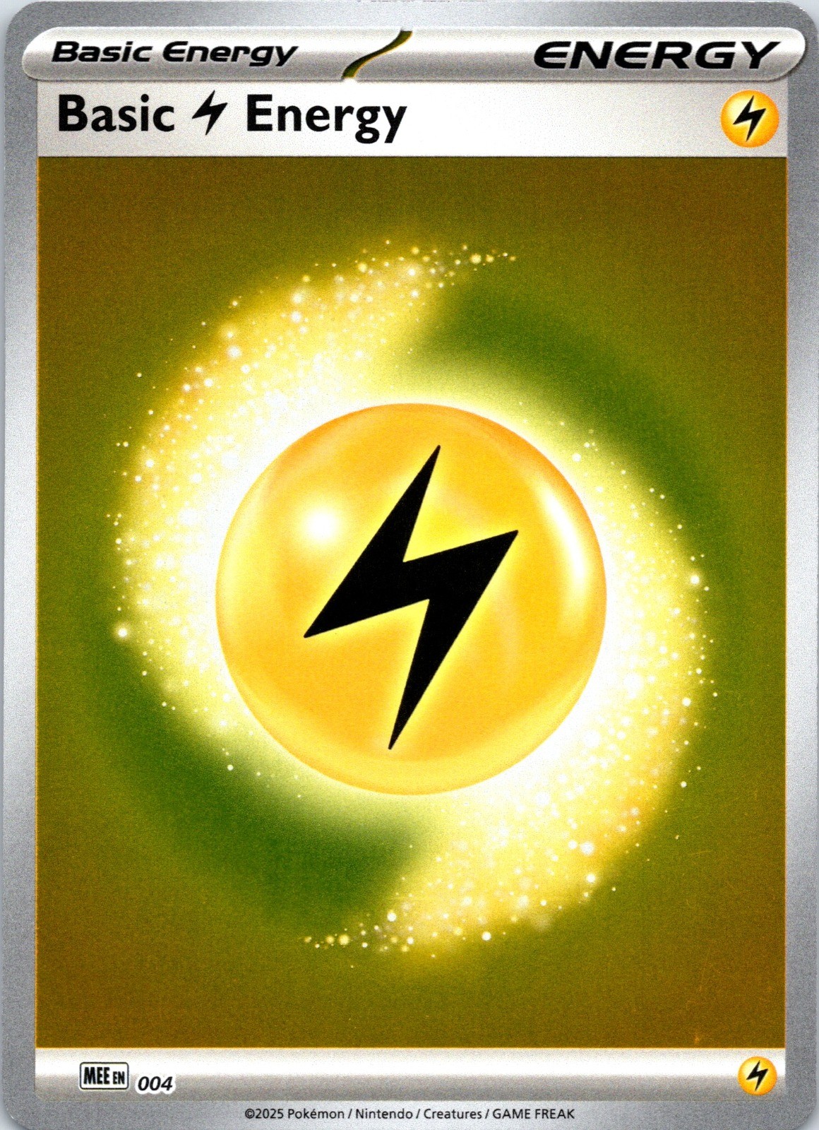 Basic Lightning Energy Holo Common MEE: Mega Evolution Energies 004 NM
