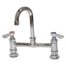Dominion Faucets 77-9209 8" Mount, Commercial Gooseneck Kitchen Faucet