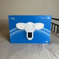 Ring Floodlight Cam Pro Wired 2nd Gen Retinal 4K - White - Brand New