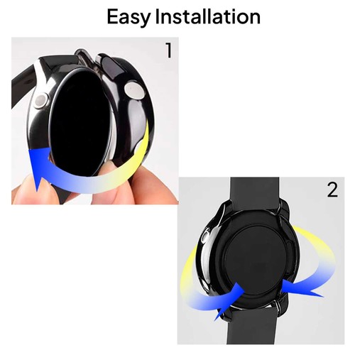 Etui ochronne TPU Złote Kompatybilne z Samsung Galaxy Watch Active 2 40mm - Zdjęcie 6 z 9