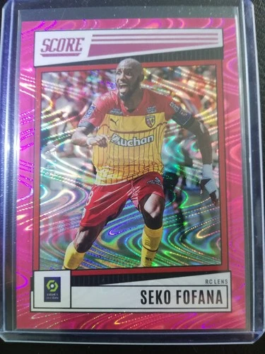 2022-23 panini score league 1 SEKO Fofana RC 45/45 Pink Swirl RC LENS 2023
