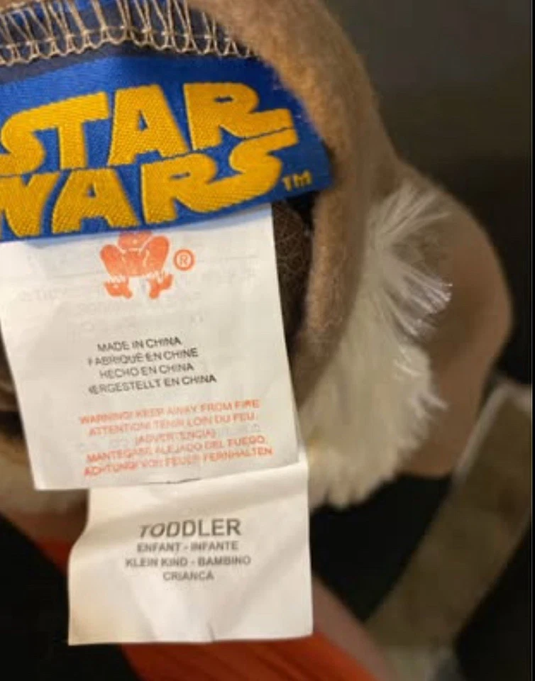 Fantasia Star Wars Wicket The Ewok por Rubies Headpiece & Romper Infantil  - Imagem 3 de 3