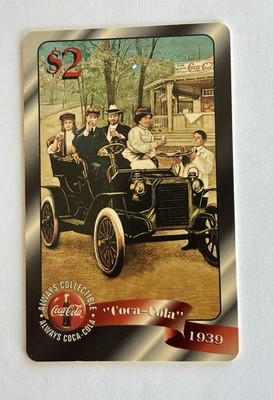 1996 Score Board Coca-Cola Sprint Telefonkarten $2 1939 #28