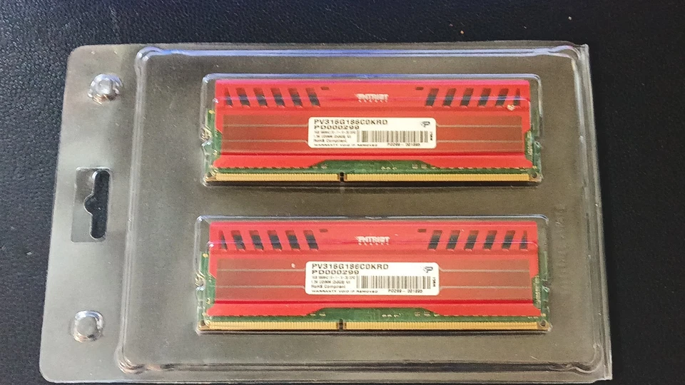 Patriot PV316G186C0KRD Viper 3 Red 16GB 2x8GB DDR3 PC3-15000 1866MHz Kit - Image 3 of 3