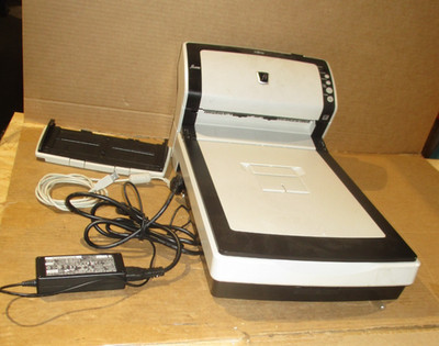 Fujitsu Fi-6230Z Document Scanner w/Power Adapter & USB Cable