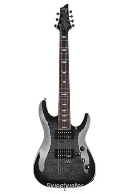 Schecter Omen Extreme-7 Electric Guitar - See Thru Black