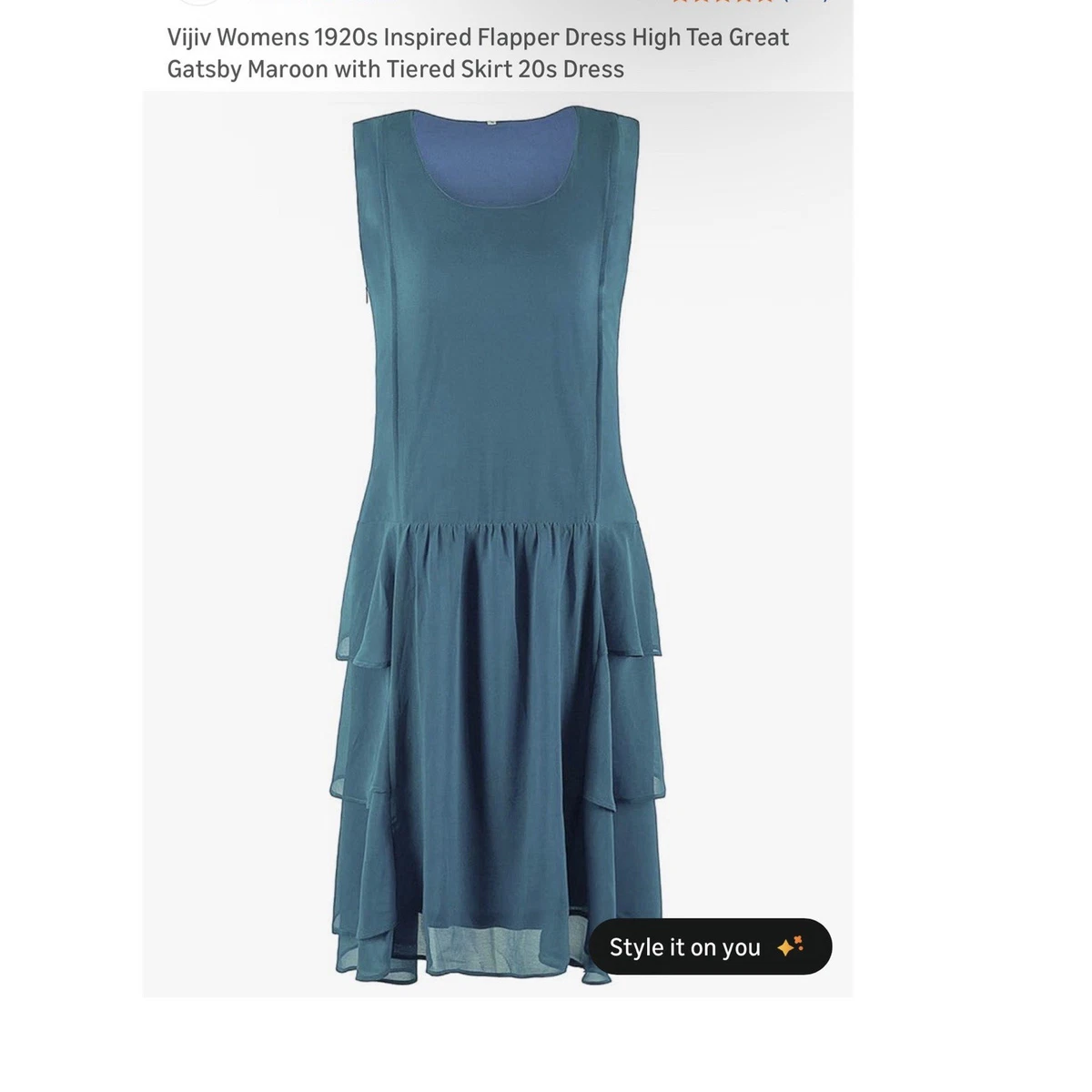 sachin and babi light blue dress Chiffon Formal Regular Size Dresses for Women for sale main image 1