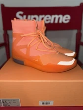 Nike Air Fear of God 1 Orange Pulse Men's 9.5 Very Clean