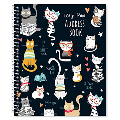 smarty-cats-large-print-address-book-56-pages-big-7-x-8-5-spiral