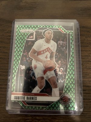 2024-25 Panini Prizm - Scottie Barnes #16 Jade Dragon Scale Prizm /48