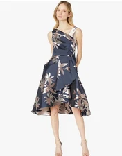 Adrianna Papell Women's Short Jacquard Dress size 10