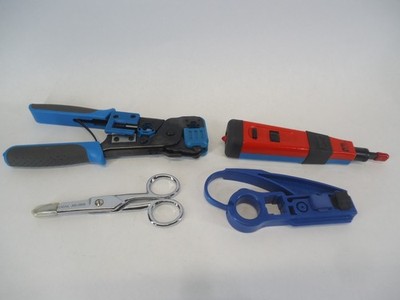 Ideal cable tools 30-496 Crimpers 35-088 Scissors 45-603 Stripper 35-485 punch