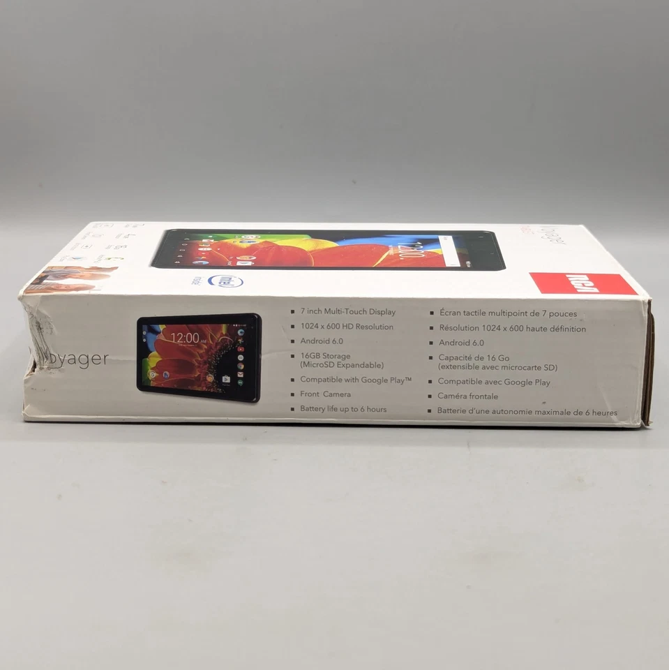 New RCA Voyager RCT6873W42 7" 16GB Tablet Android 6.0 OS Black - Image 3 of 4