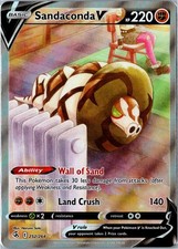 sandaconda v pokemon card Sandaconda V Ultra Rare Chilling Reign 089/198, NM Pokemon Card