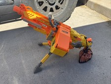 Nerf Vulcan EBF-25 Complete 100 Tested Working with Tripod, Belt, Box, Darts