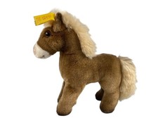 Steiff Animal Stuffed Animal 097522 Horse 19 cm. Excellent condition
