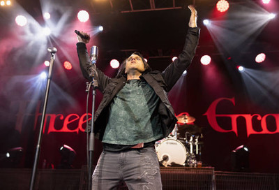 Matt Walst of Three Days Grace performs on stage at O2 Forum Kentish T- Photo 4
