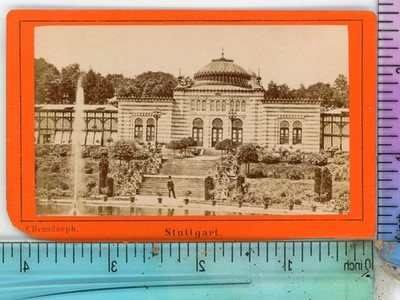 Wilhelma Stuttgart Germany F. Brandseph CDV Carte De Visite
