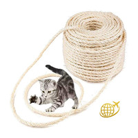 Sisalseil 6Mm 100M Natur FüR Kratzbaum Katzenbaum Diy Basteln