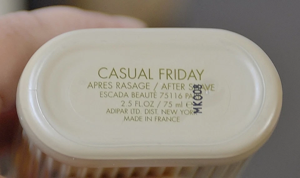 ESCADA CASUAL FRIDAY Para Hombre/Hombres * Salpicaduras DESPUÉS DEL AFEITADO 2,5 oz ~ 75 ml DESCONTINUADO Foto 4 de 4