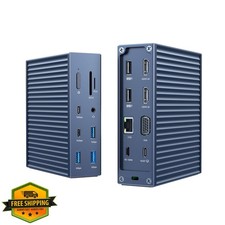 ACASIS 16-in-1 USB C Docking Station Dual Monitor 10Gbps