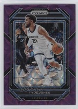 2022-23 Panini Prizm Choice Purple Prizm 3/20 Tyus Jones #212 0q0m