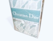 Christian Dior Wool Blanket Logo Blue Vintage Authentic Deadstock Not Used