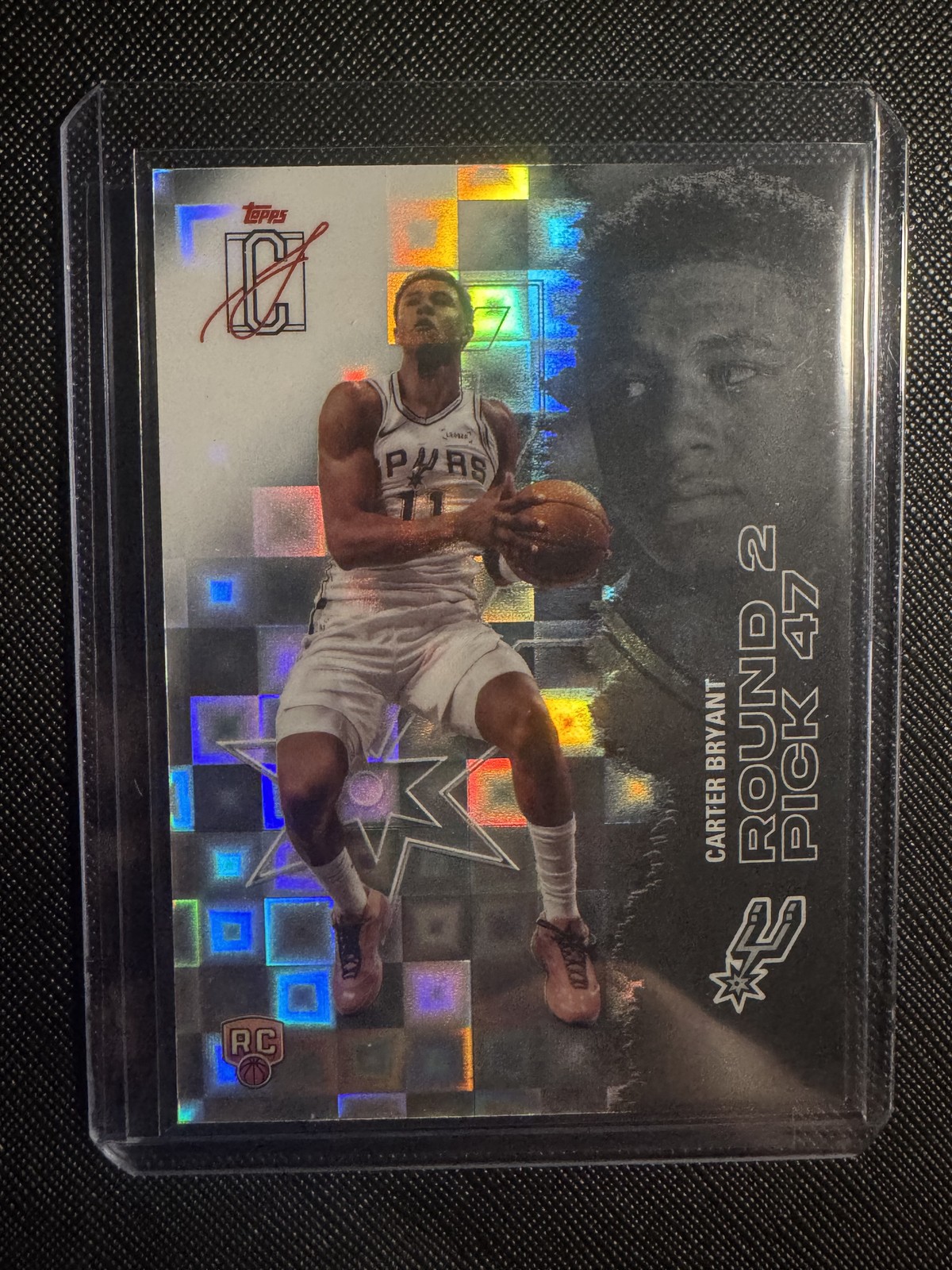 2025-26 Topps Signature Class #148 Carter Bryant Chrome Pandora Refractors