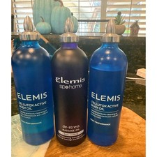 Set of 3 Elemis Body Oils Cellutox Active  De-Stress Massage Oil 100ml Spa