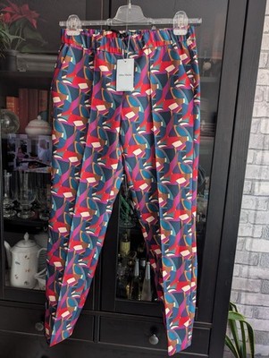Damen Sommerhose von Alba Moda Gr. 38 Bunt neu 2 Taschen vone