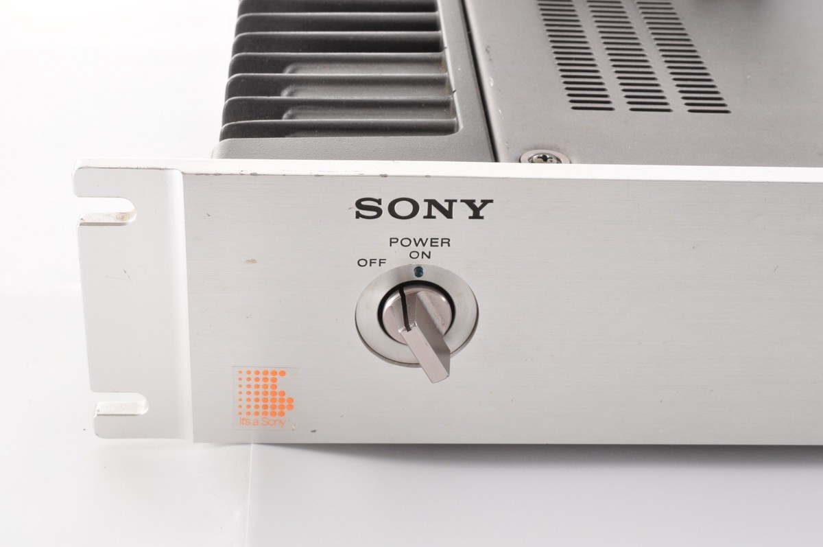 SONY TA-N86 Stereo Power Amplifier Silver 206315 Tested Working In