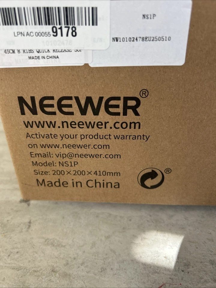 Caja blanda octogonal NEEWER NS1P 45 cm liberación rápida con bolsa de transporte Bowens Mount Foto 2 de 4