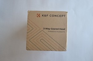 K&F Concept GD3W Geared Tripod Head 3-Way Pan Tilt Arca Swiss Compatible