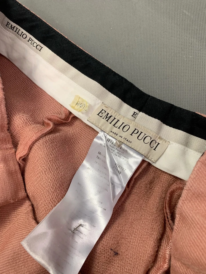 PANTALÓN EMILIO PUCCI - Largo 3/4 - Mujer Talla IT 40 - UK 8 - Mezcla Seda Foto 3 de 4