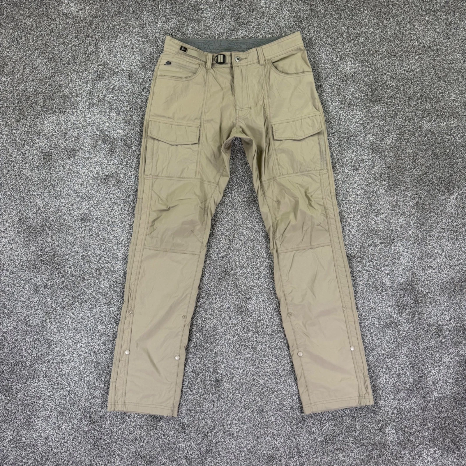 Prana Zion Khaki Tan Cargo Hiking Pants Mens 32x34 Belted Stretch Tech Trouser
Opens in a new window