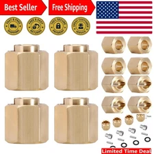 9g Brass Wheel Hex Hub 7mm Extenders for Redcat Ascent18 RC Crawler Upgrade