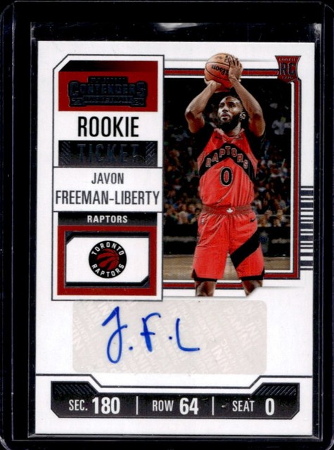 2023-24 Contenders Javon Freeman-Liberty RC Retail Rookie Auto Autograph #156