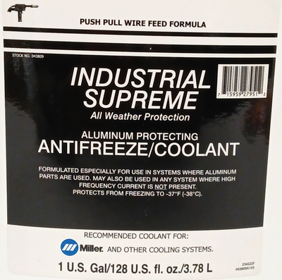 NEW Miller 043809 Protecting Industrial Supreme Antifreeze/coolant