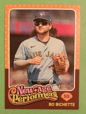 Bo Bichette 2024 Topps Heritage New Age Performers #NAP-2 Insert M Blue Jays