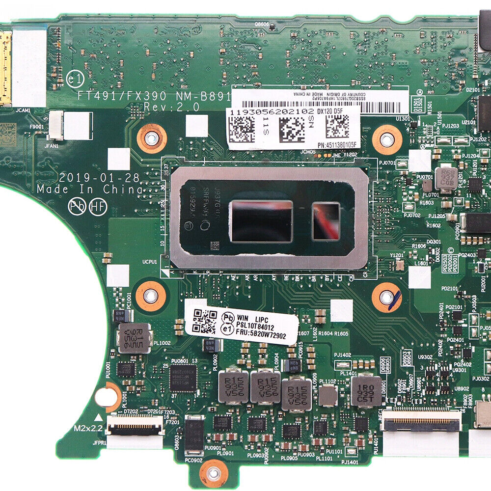 NM-B891 For Lenovo ThinkPad X390 T490S motherboard FT491 NM-B891 For Lenovo ThinkPad X390 T490S motherboard FT491