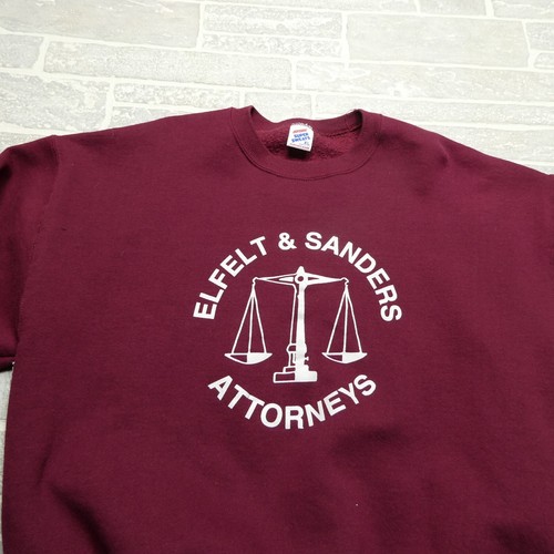 VINTAGE Jerzees pull adulte XL elfe et sanders avocats col rond sweat - Photo 2/10