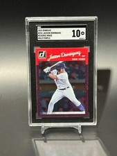 2023 Donruss #253 Jasson Dominguez 1990 Retro Reverse Image Holo Purple SGC 10!