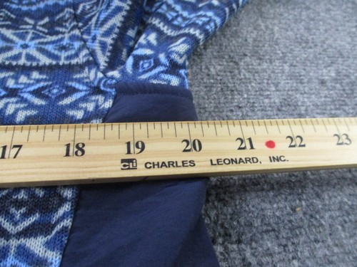 Vineyard Vines Jacket Boy XL 18 Blue Aztec Sweater Fleece Hiking Outdoor Holiday - Picture 5 of 9