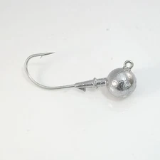 Round Head Fishing Jigs Eagle Claw Saltwater Hooks Fresh or Salt Water 10 pack