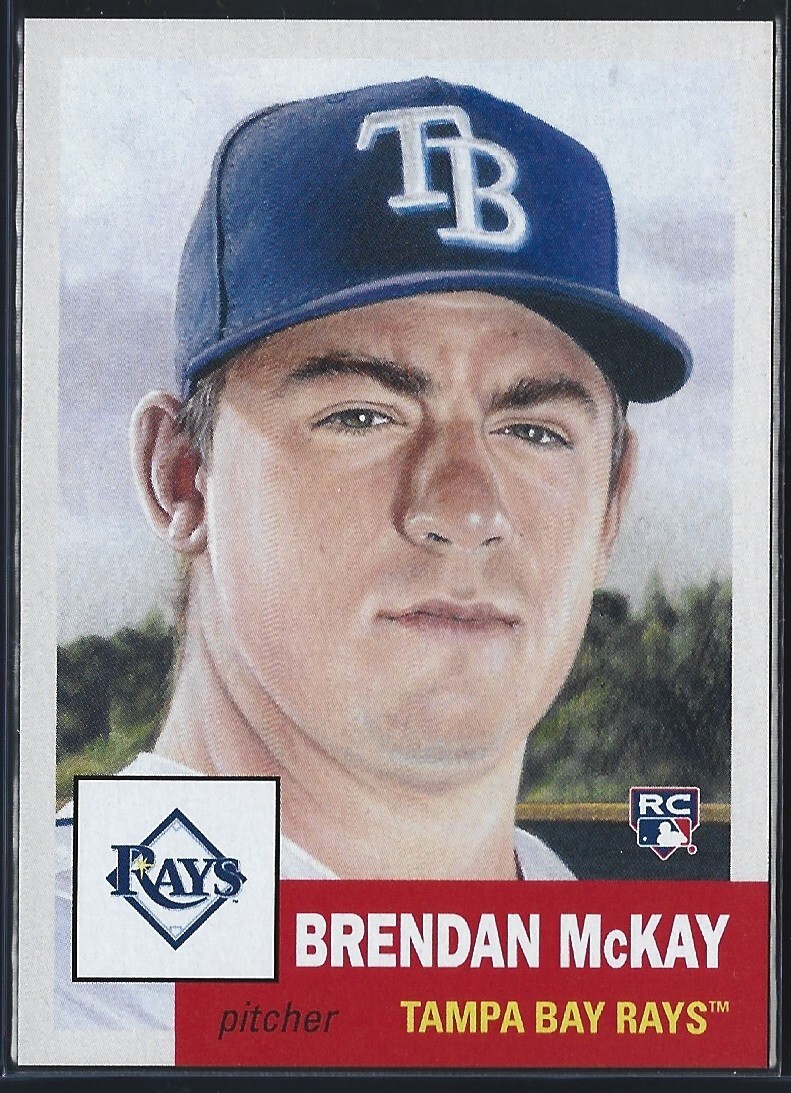 2020 TOPPS LIVING SET # 320 BRENDAN McKAY Rookie Tampa Bay Rays 2,173 Printed a