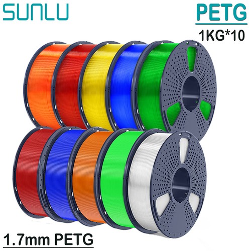 SUNLU 10x 1KG PETG 3D Drucker Filament 1.75mm PETG 10KG For FDM 3D Printers - Bild 12 von 43