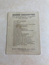 murad cigarettes College Series Penn State baseball player